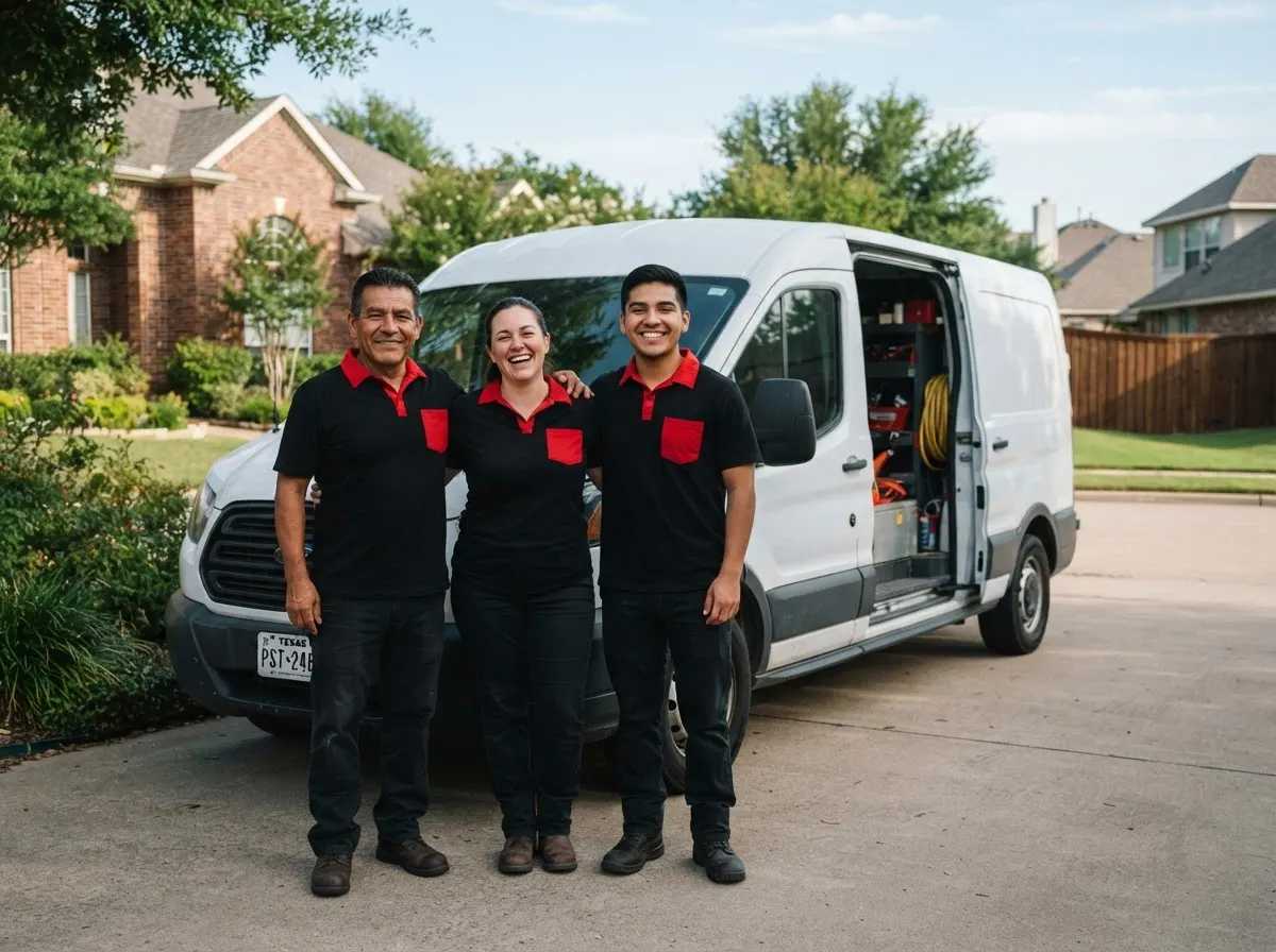 The Red Wagon Pest Control team, pest control service in Dallas, TX